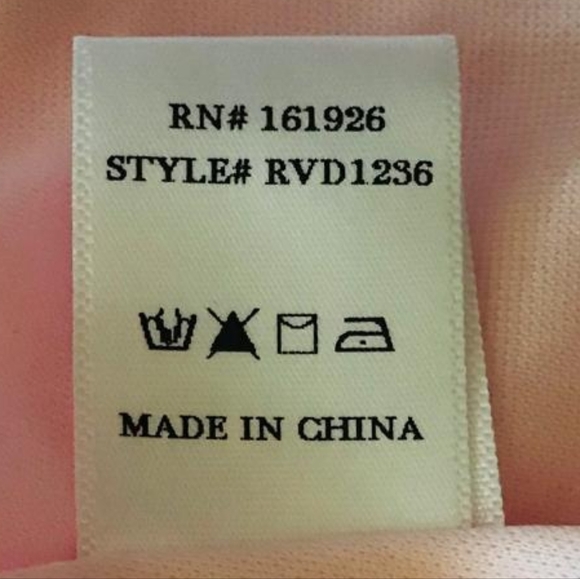 Rosevelvet Pink Lace Mini Dress Long Sleeve Cutout Ruffle Hem Size M - Picture 6 of 9